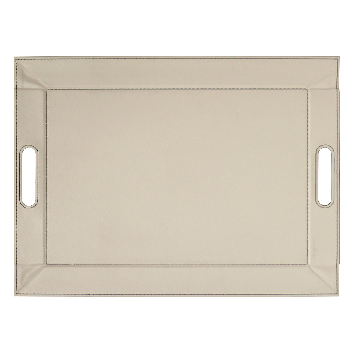 Wendetablett | 2in1 Tablett & Tischset DUO, Olive/Elfenbein, groß