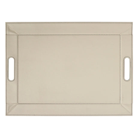 Wendetablett | 2in1 Tablett & Tischset DUO, Olive/Elfenbein, groß