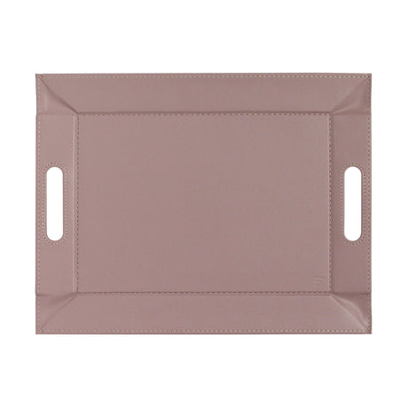 Wendetablett | 2in1 Tablett & Tischset DUO, Altrosa/Stein, klein