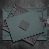 Wendetablett | 2in1 Tablett & Tischset DUO, Petrol/Anthrazit, klein
