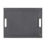 Wendetablett | 2in1 Tablett & Tischset DUO, Flieder/Grau, groß
