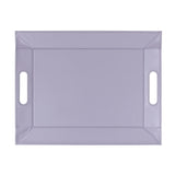 Wendetablett | 2in1 Tablett & Tischset DUO, Flieder/Grau, groß