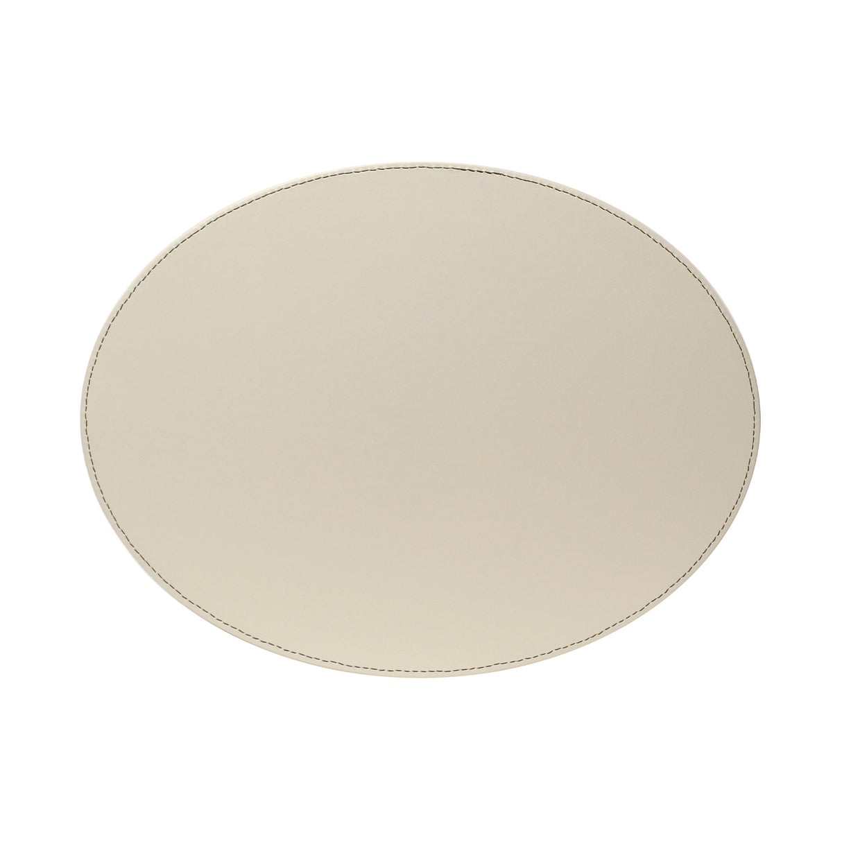 Platzset DUO, oval, Olivegrün/Elfenbein