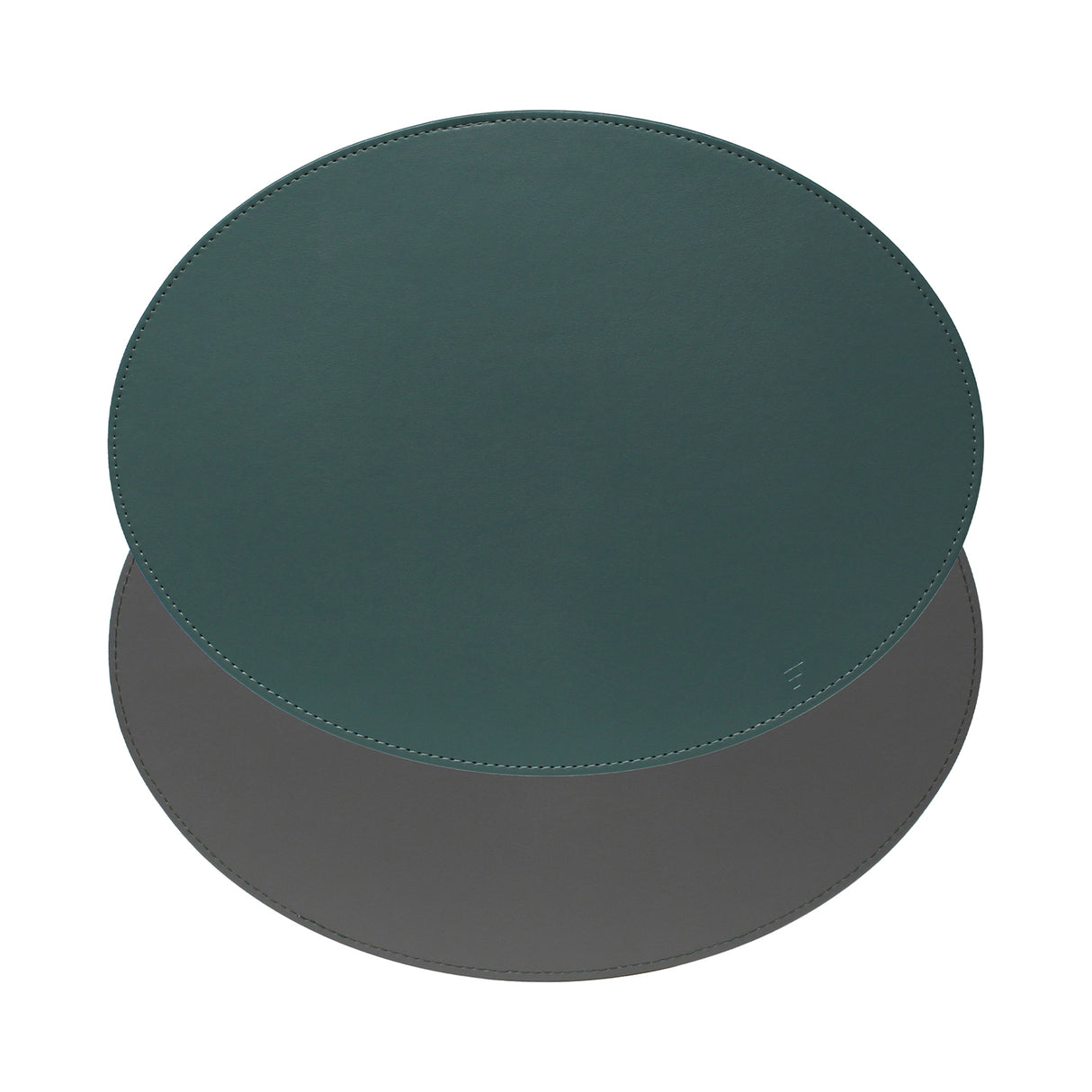 Platzset DUO, oval, Petrol/Anthrazit