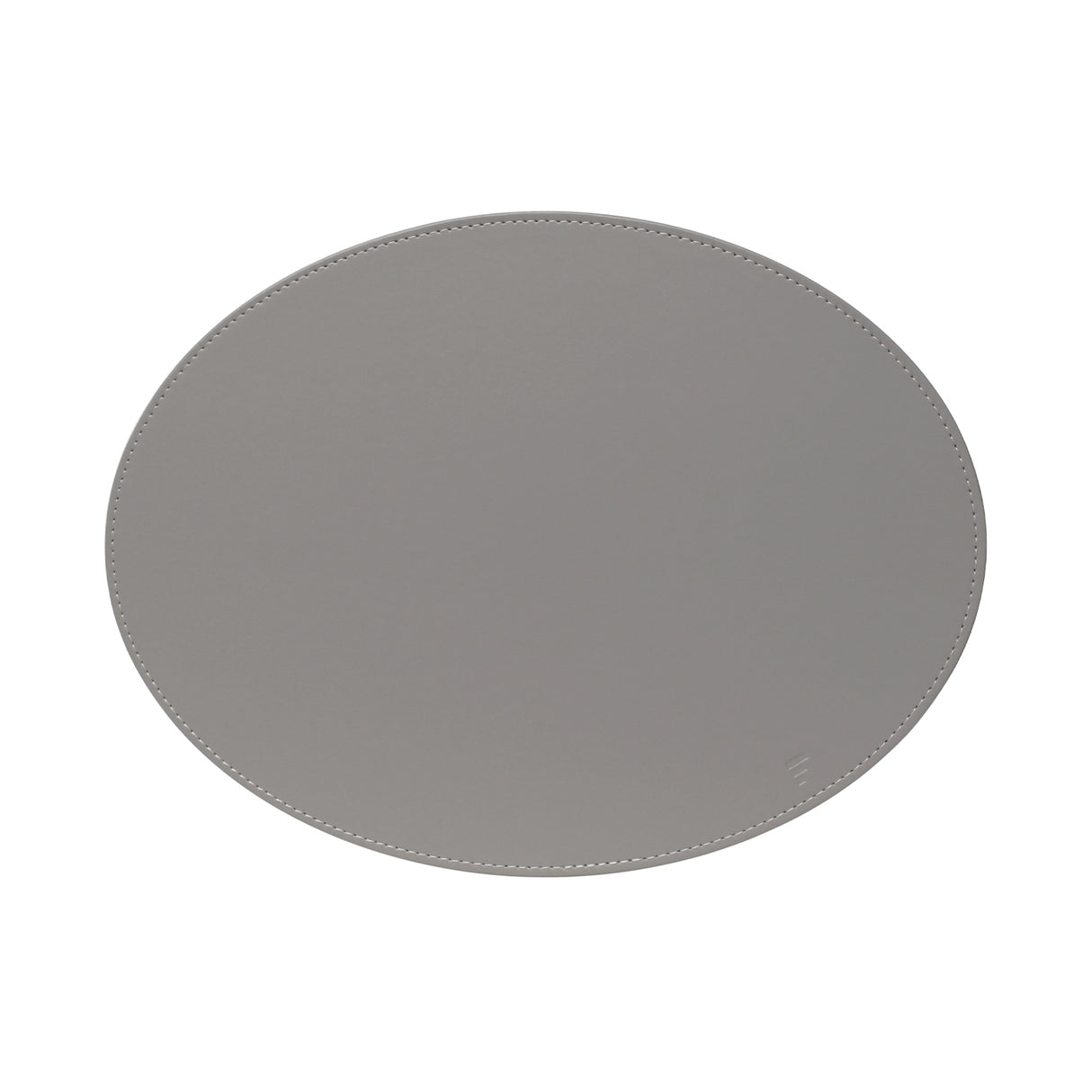 Platzset DUO, oval, Grau/Weiß