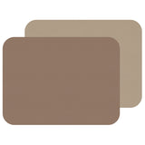 Tischset Flexi, Taupe/Sand, 2er Set