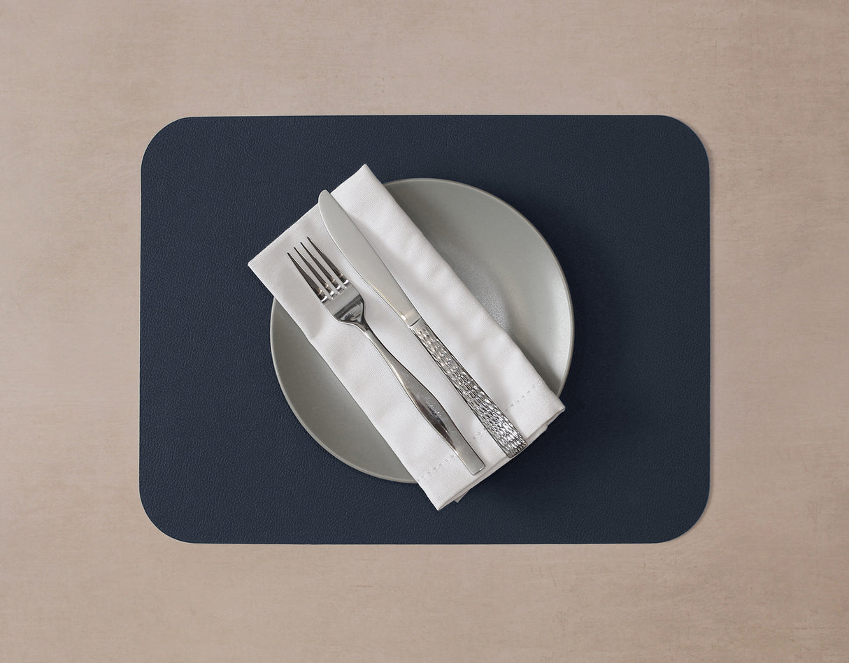 Tischset Flexi, Navy/Grau, 2er Set