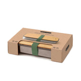 Edelstahl Sandwich Box, olive, 900 ml