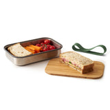 Edelstahl Sandwich Box, olive, 900 ml