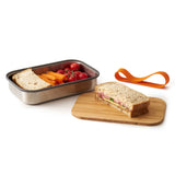 Edelstahl Sandwich Box, orange, 900 ml