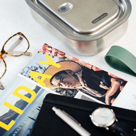 Lunchbox Edelstahl, olive, 600 ml