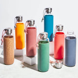 Trinkflasche aus Glas, 600 ml