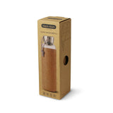 Glas-Wasserflasche, Mandel, 600 ml