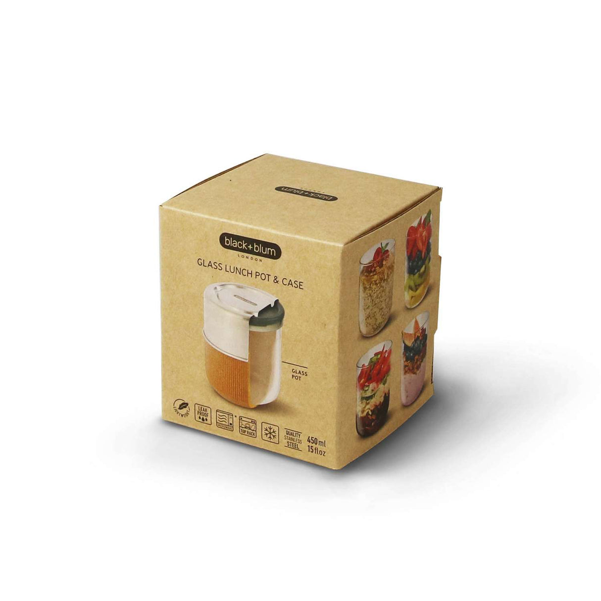 Lunchschale aus Glas, Schiefer