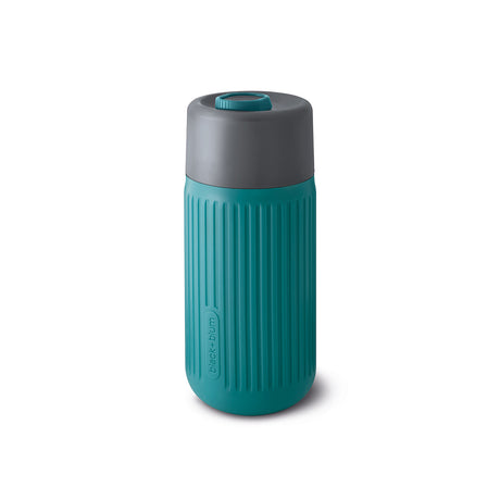 BLACK+BLUM | Kaffeebecher, TO-GO GLAS, blau