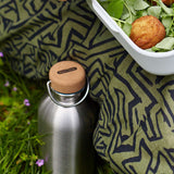 Trinkflasche, edelstahl, 600 ml