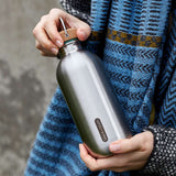 Trinkflasche, edelstahl, 600 ml