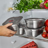 Multifunktions-Box aus Edelstahl, 1,1 L