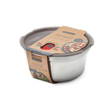 Edelstahl-Frischhaltedose, rund