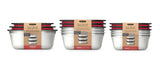 Multifunktions-Boxen-Set aus Edelstahl, 600ml + 900ml + 1200ml