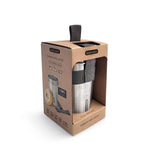 Camping Set aus Edelstahl, 4-teilig