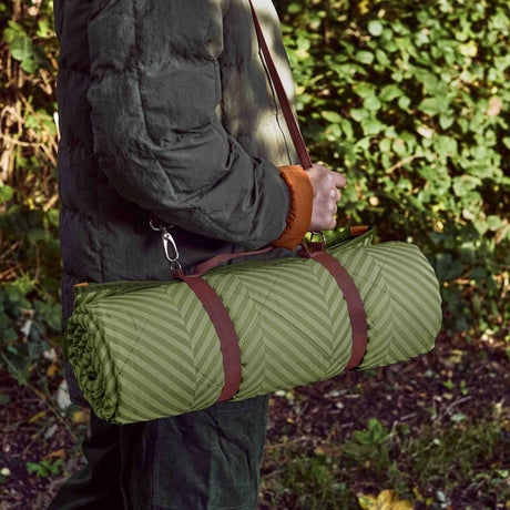 BLACK+BLUM | Picknick-Decke, grün, 2 x 1,4 m
