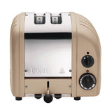Dualit Toaster Newgen in Sandstein, 2 Scheiben, modernes Design mit Edelstahl-Details, für knuspriges Toast.