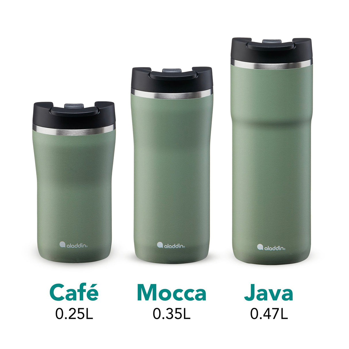 Barista Thermobecher, Salbei, in 3 Größen