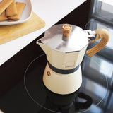 Espressokocher VENEZIA, creme, 3 Tassen
