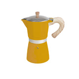 Espressokocher VENEZIA, gelb, 3 Tassen