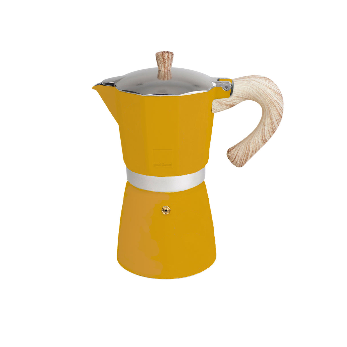 Espressokocher VENEZIA, gelb, 3 Tassen