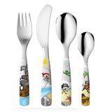 Piraten - Kinderbesteck Set, 4-teilig
