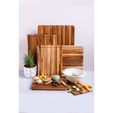 Teakholz-Schneidebrett TRADITIONAL, rechteckig