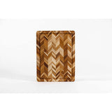 Teakholz-Schneidbrett HERRINGBONE