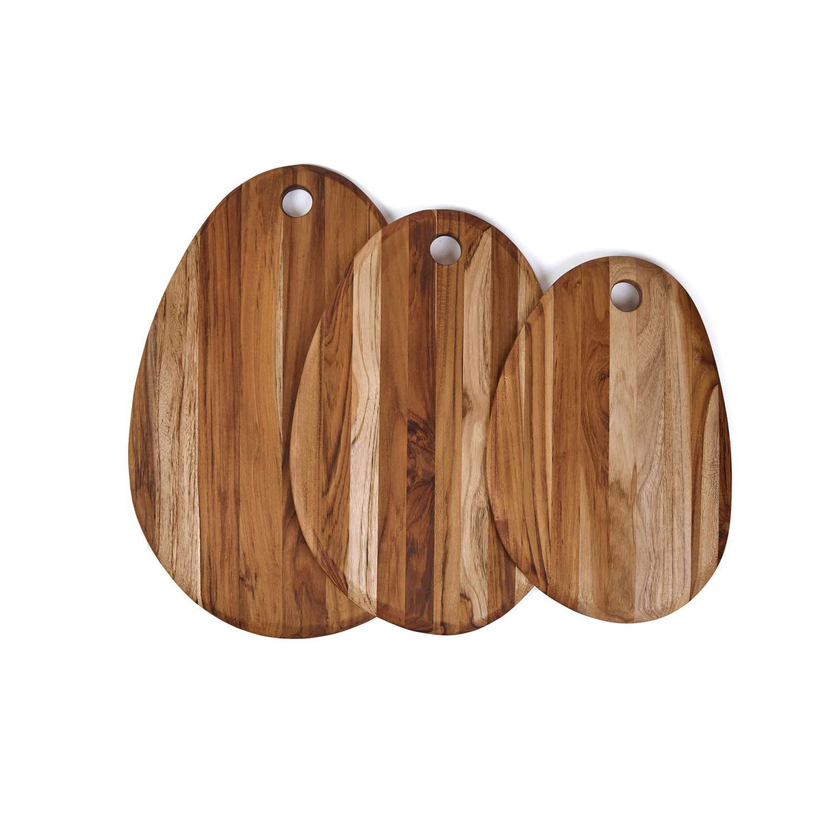 Teakholz-Schneidbrett, ELEGANT, oval