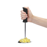 Kartoffelstampfer SMOOD, mit Feder-Pürier-Kopf, Schwarz