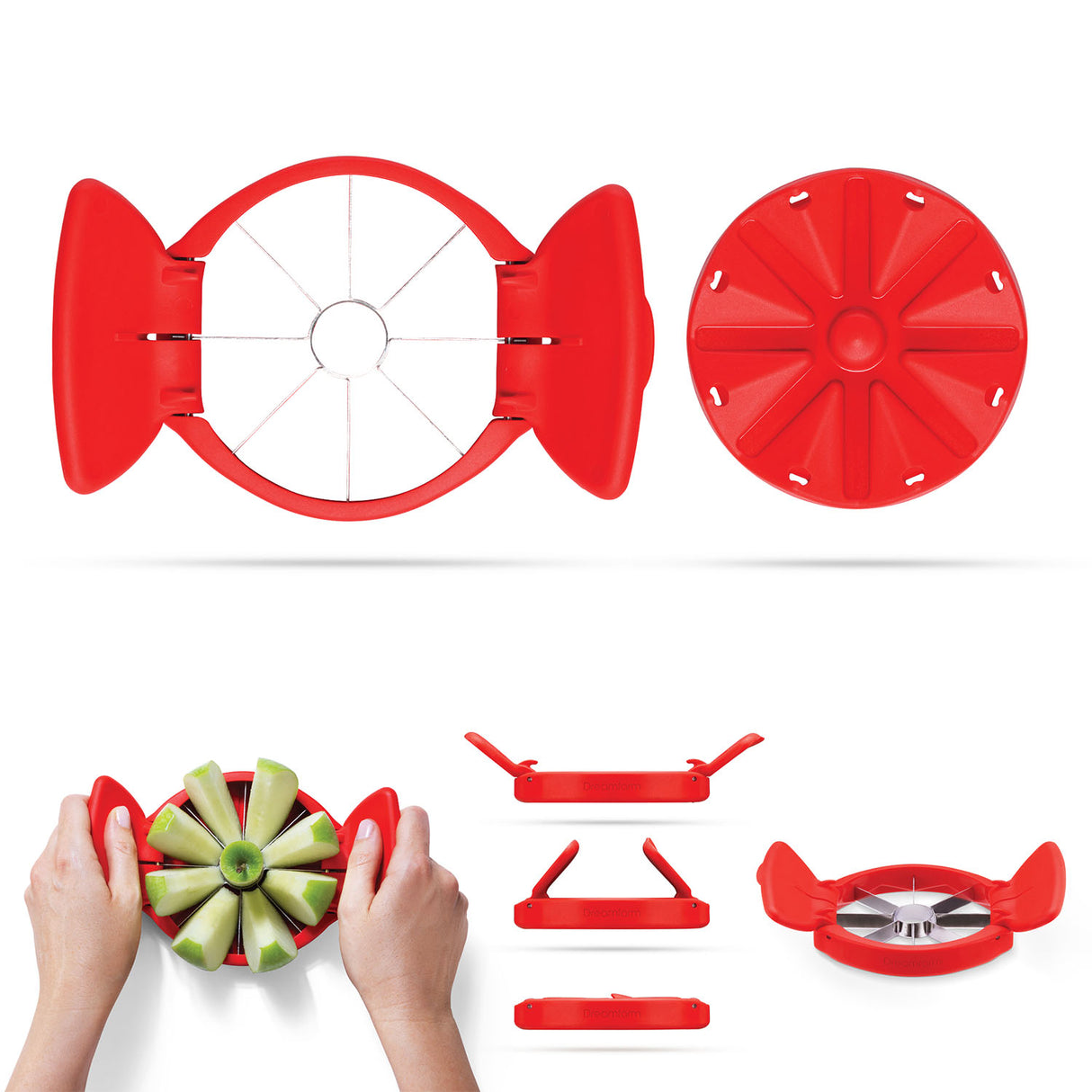 Apfelschneider FLAPPLE, rot