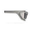 DREAMFARM stainless steel juice press (Saftpresse) with ergonomic handle and durable construction for fresh juice extraction.