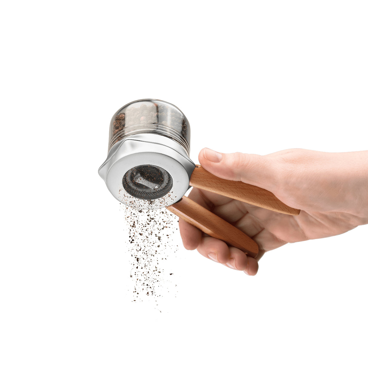Gewürzmühle ORTWO, einhändig bedienbar