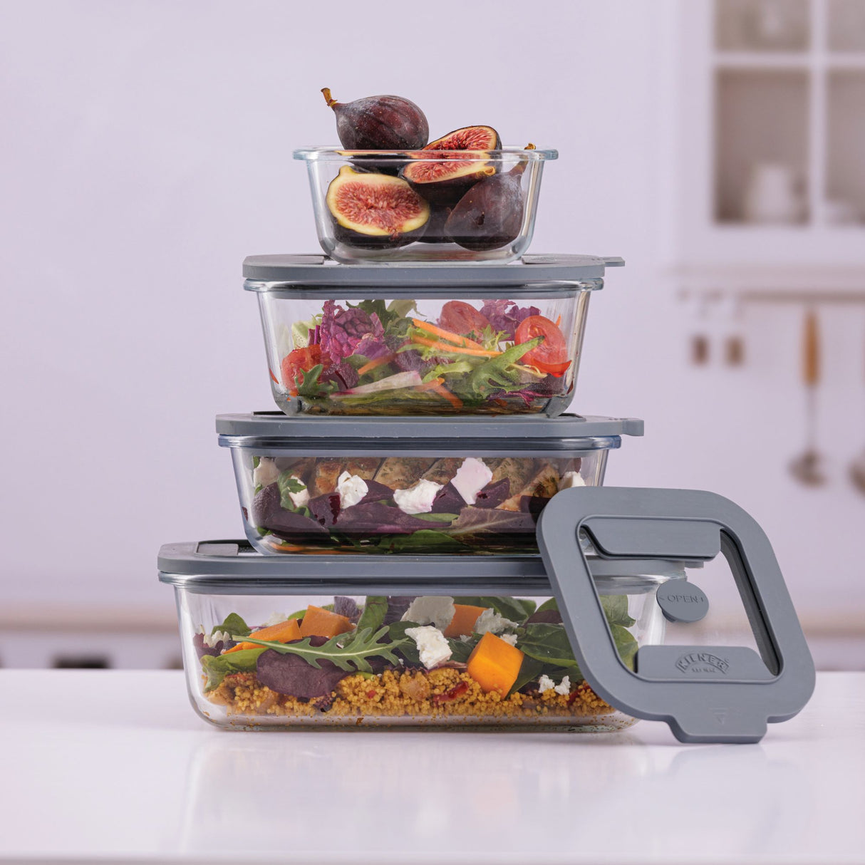 Frischhaltedose aus Glas