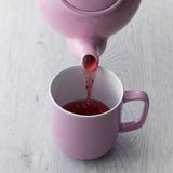 Teekanne, glänzend, pink
