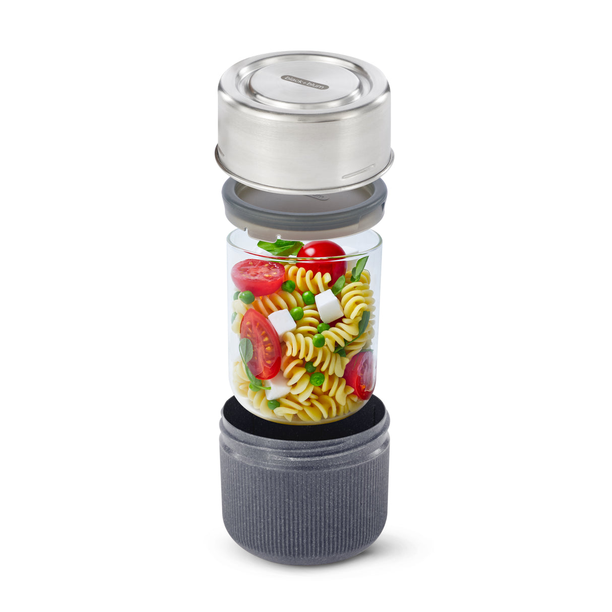 Lunchschale aus Glas, Schiefer