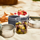 Lunchschale aus Glas, Schiefer