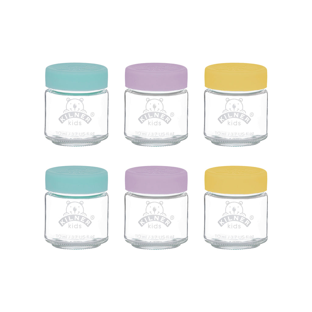 Kilner Baby Gläser mit Silikondeckel - ideal für Babynahrung