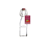 Einkochflasche mit Bügelverschluss, quadratisch, in 3 Größen