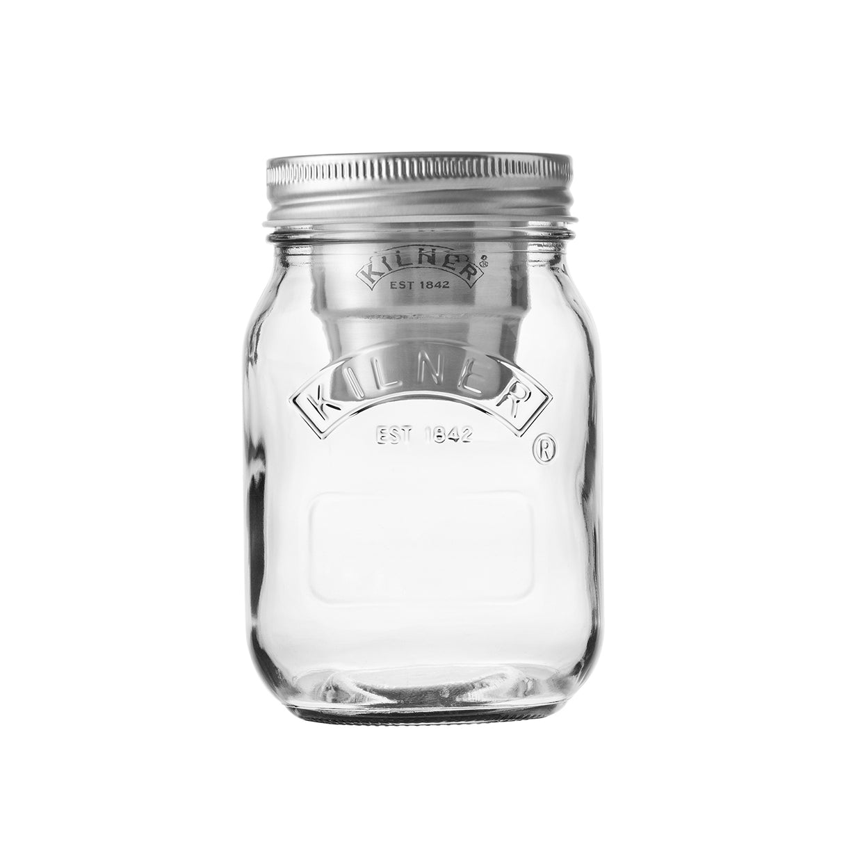 Snack-To-Go Glas mit Behälter, 0.5 Liter