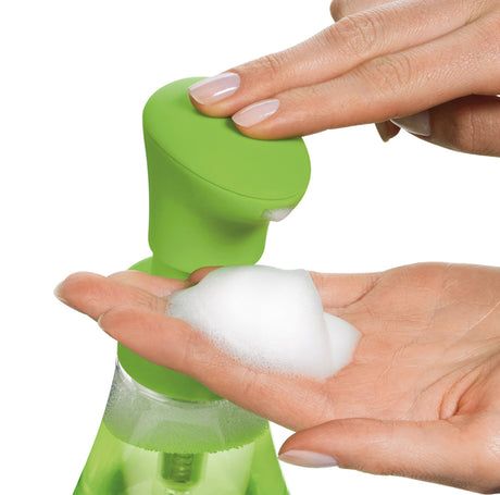 Seifenschaumspender - grün, 390 ml