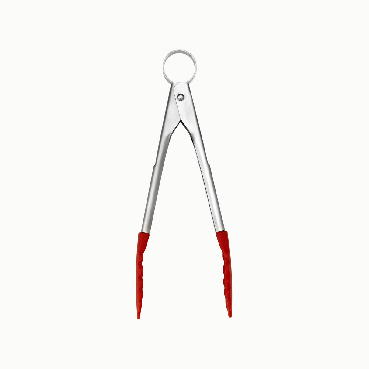 Mini-Küchenzange mit Verschluss, rot, Länge: 18 cm