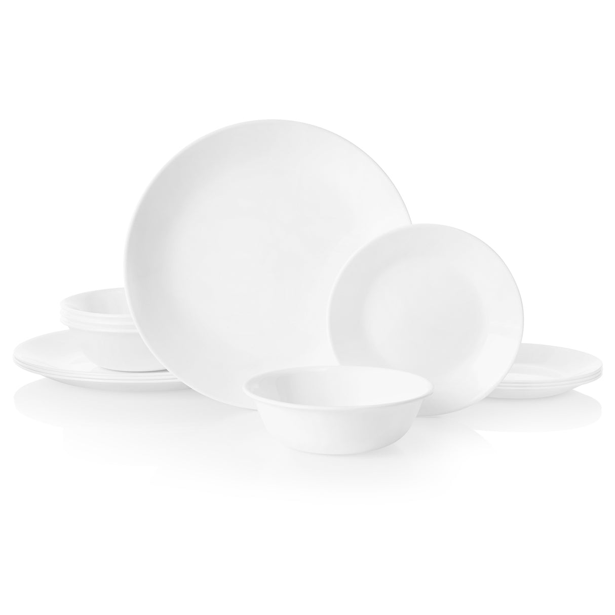 Winter Frost Linen Weave Serviceset, 12-teilig