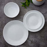 Winter Frost Linen Weave Serviceset, 12-teilig